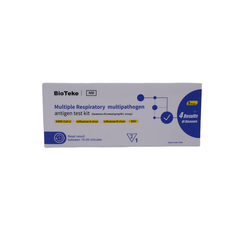 Bioteke 4 In 1 新型コロナウイルス感染症 (COVID-19)、インフルエンザ A+B、RSV 抗原迅速検査キット