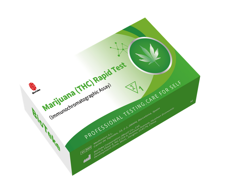 マリファナ (THC) 迅速検査 (イムノクロマトグラフィーアッセイ)