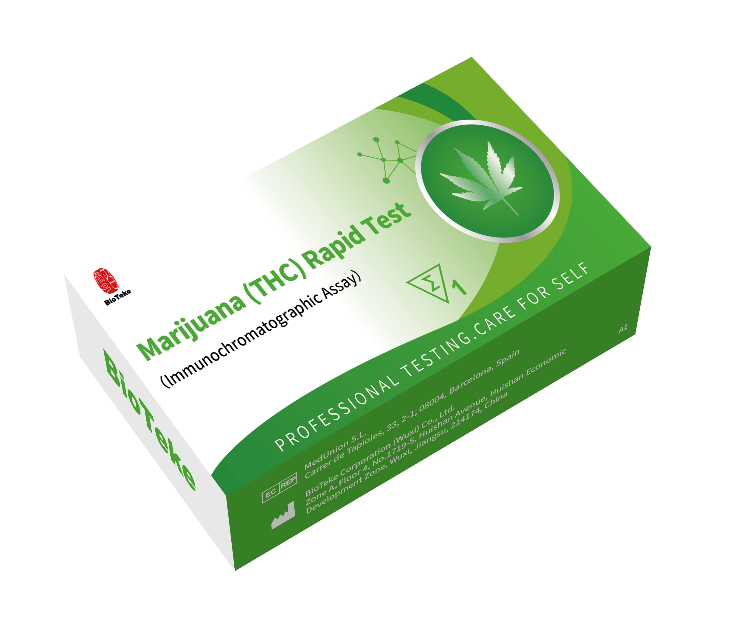 マリファナ (THC) 迅速検査 - 迅速かつ正確な薬物予備スクリーニング ツール